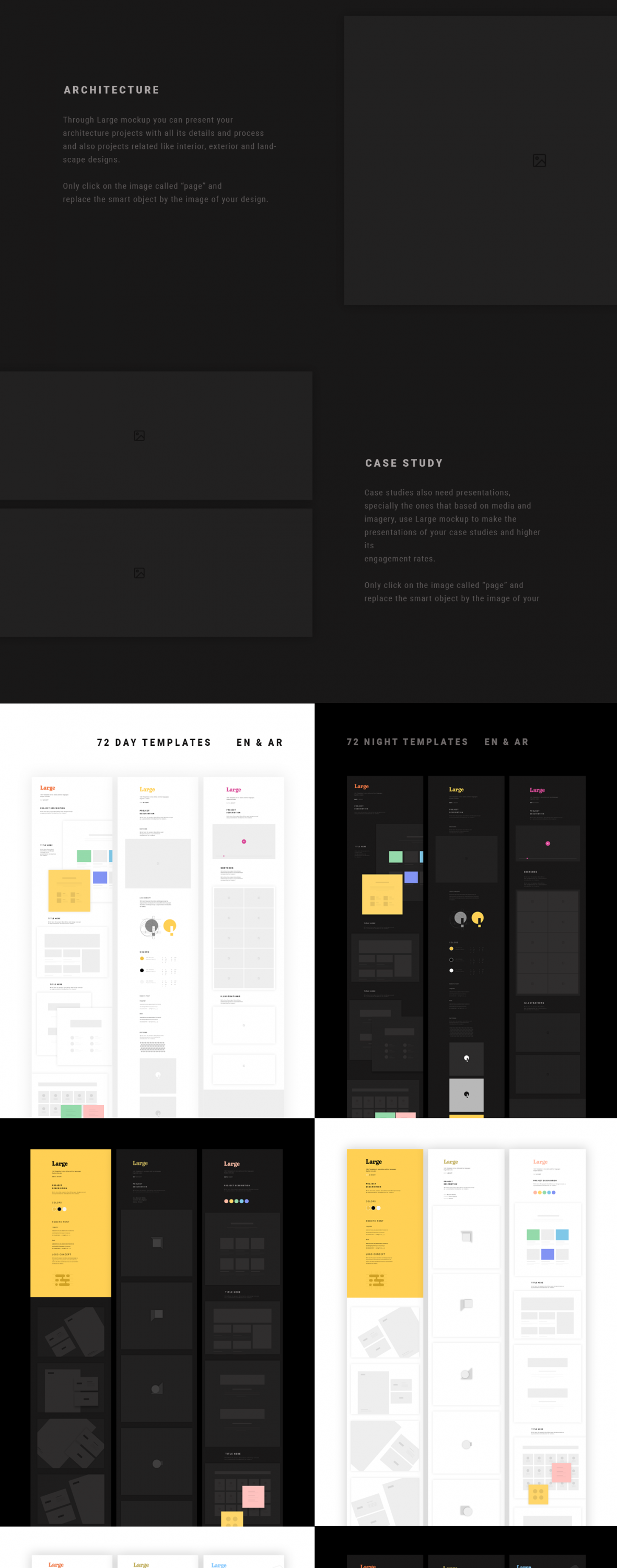 140+ Mockup Layouts Present Work