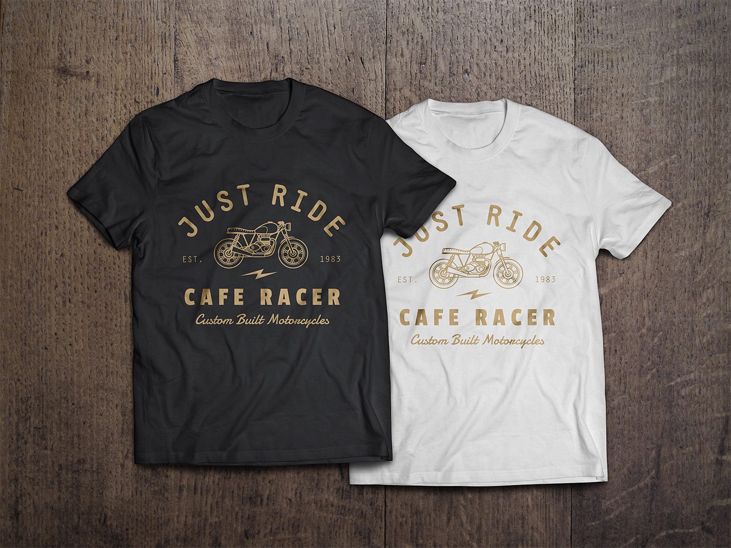 2 Photorealistic T-Shirt Mock-Ups