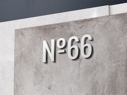 3D Wall Logo Mockup Vol 3