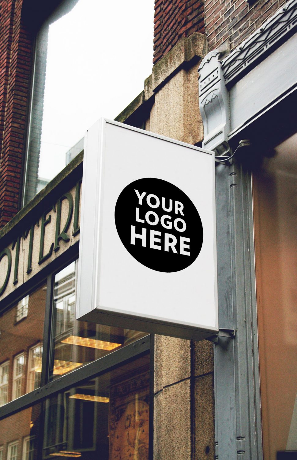 8 Free Shop Restaurant Cafe Office Signs Mockup