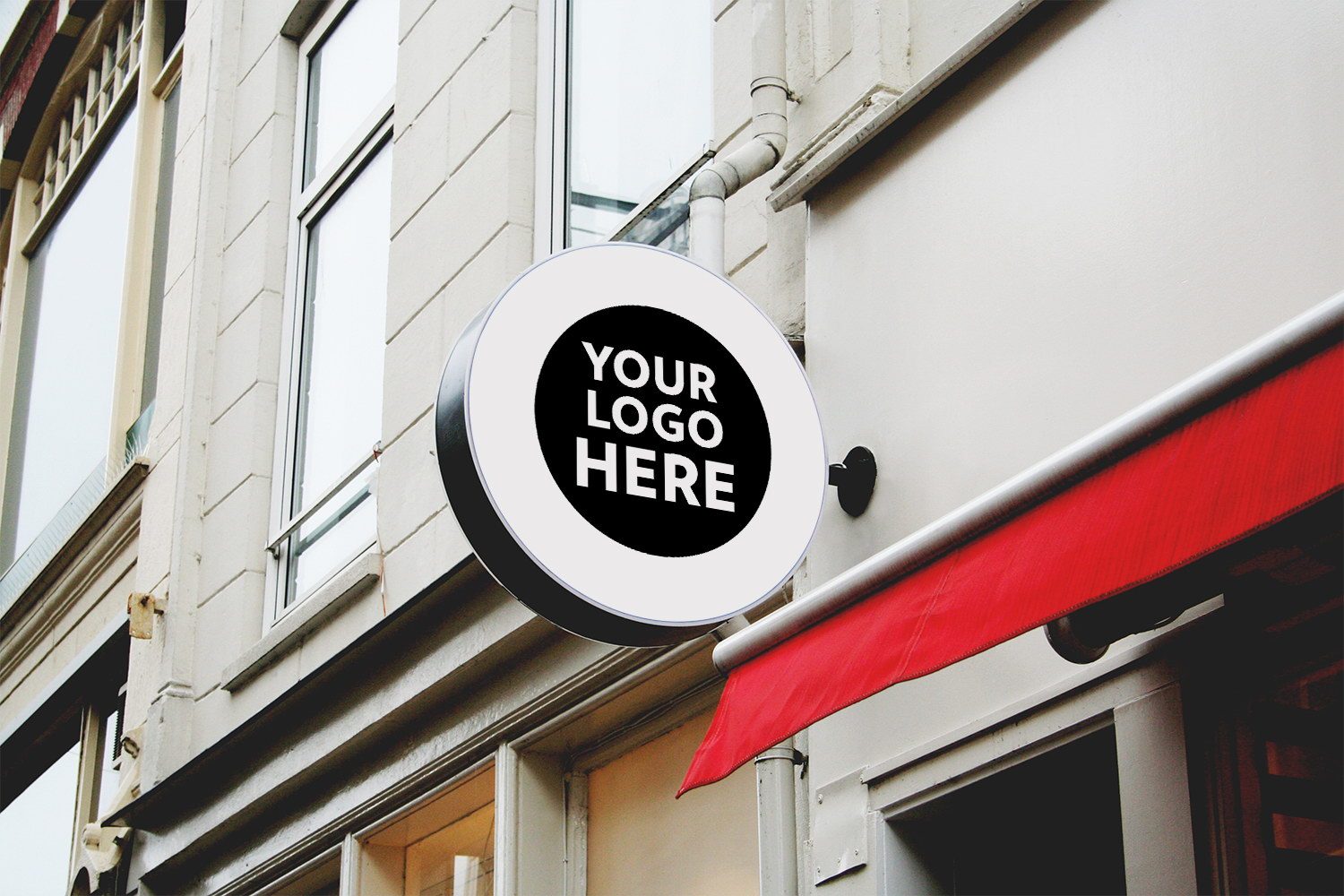 8 Free Shop Restaurant Cafe Office Signs Mockup