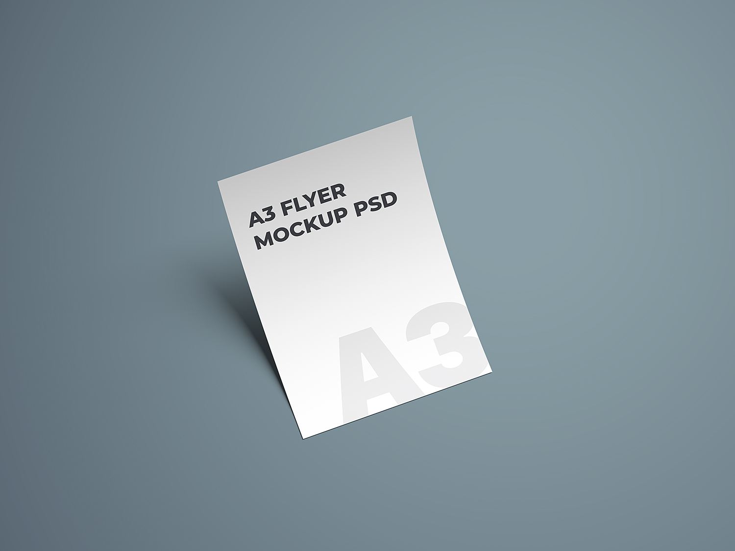 Download Free A3 Flyer Mockup Free - Free PSD Mockups Smart Object ...