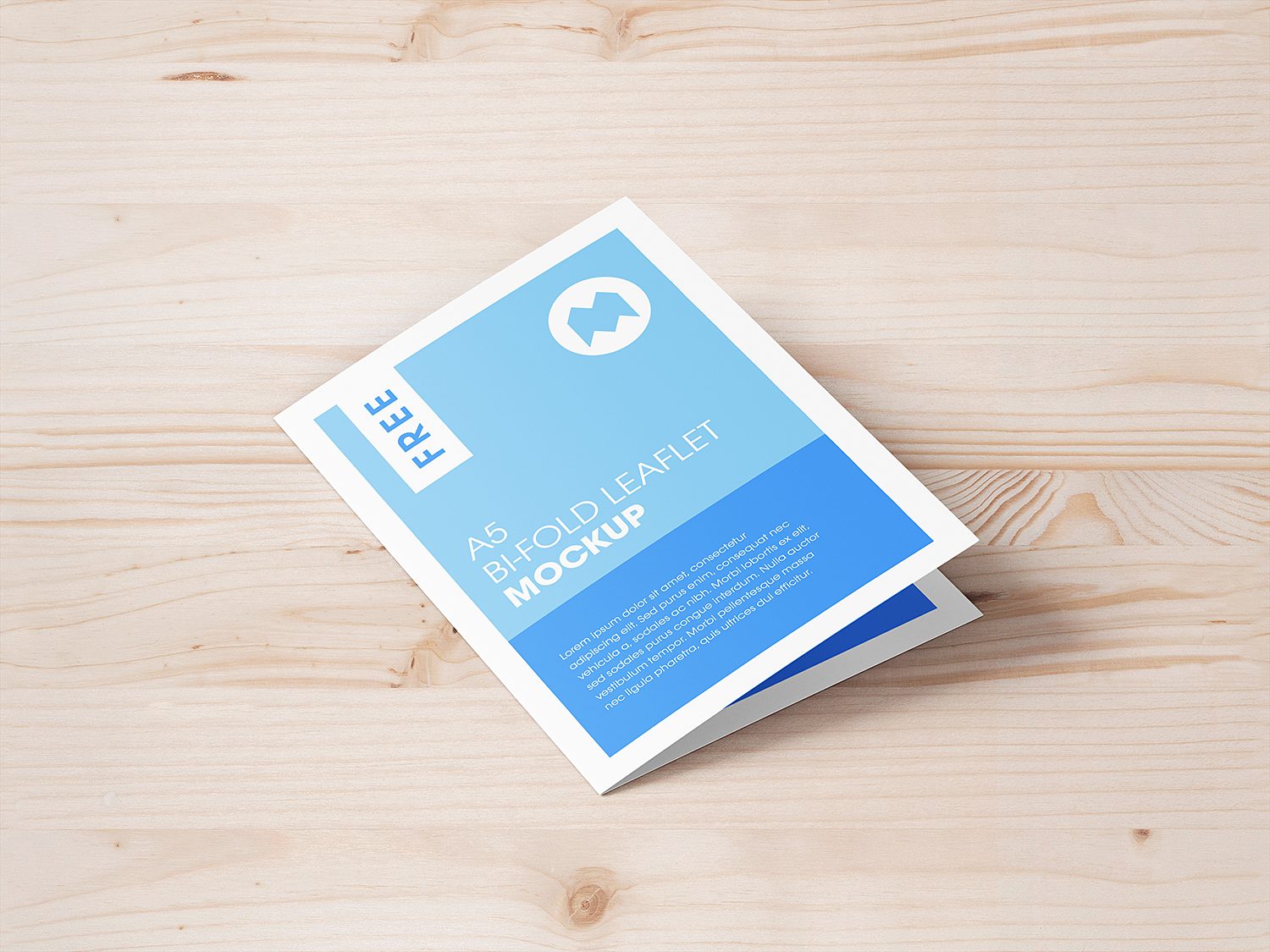 A5 Bi-Fold Leaflet Mockup