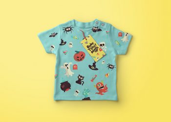 Baby T-Shirt Mockup PSD