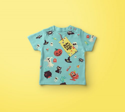 Baby T-Shirt Mockup PSD