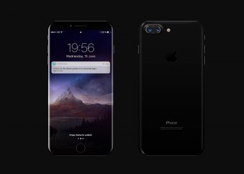 Black iPhone 8 Mockup