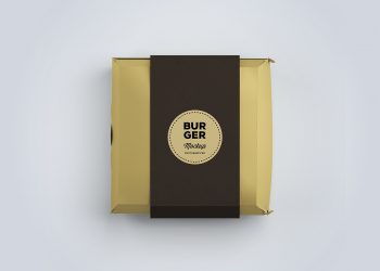 Burger Box Package Mockup