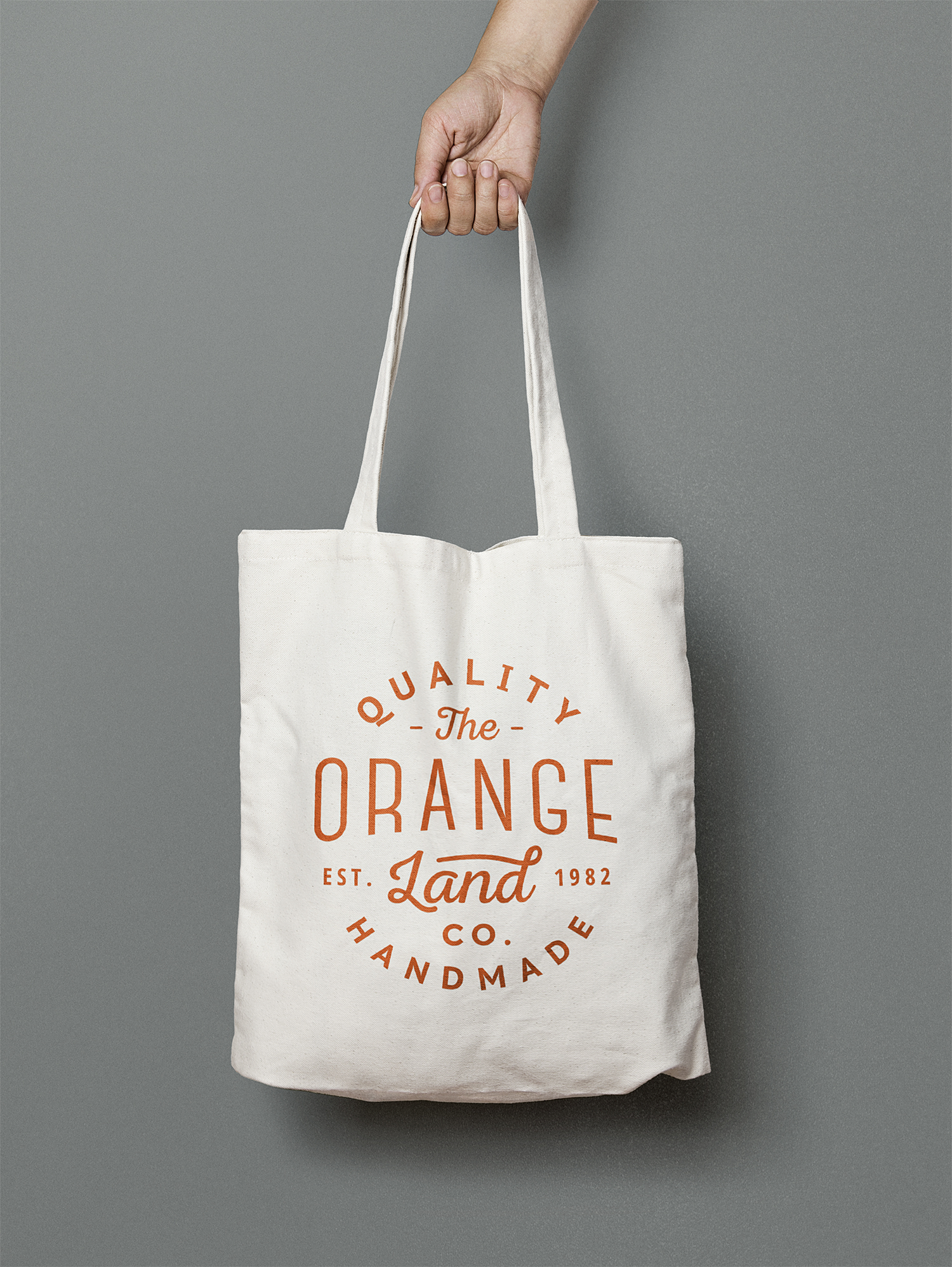 Canvas Tote Bag PSD Mockup