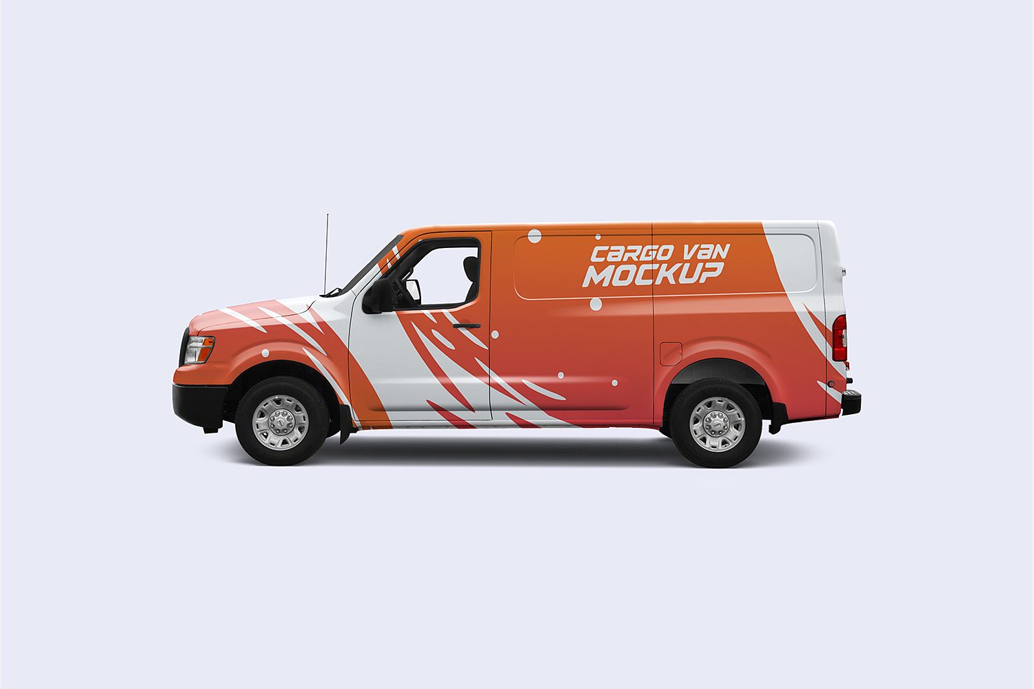 Cargo Van Mockup PSD