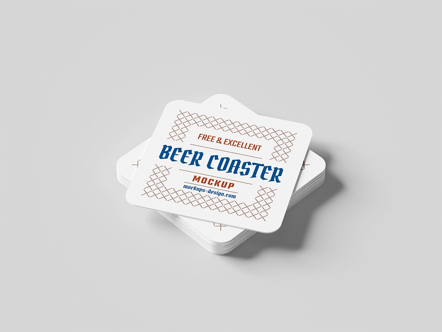 Coaster Logo Mockup PSD Free Mockup World