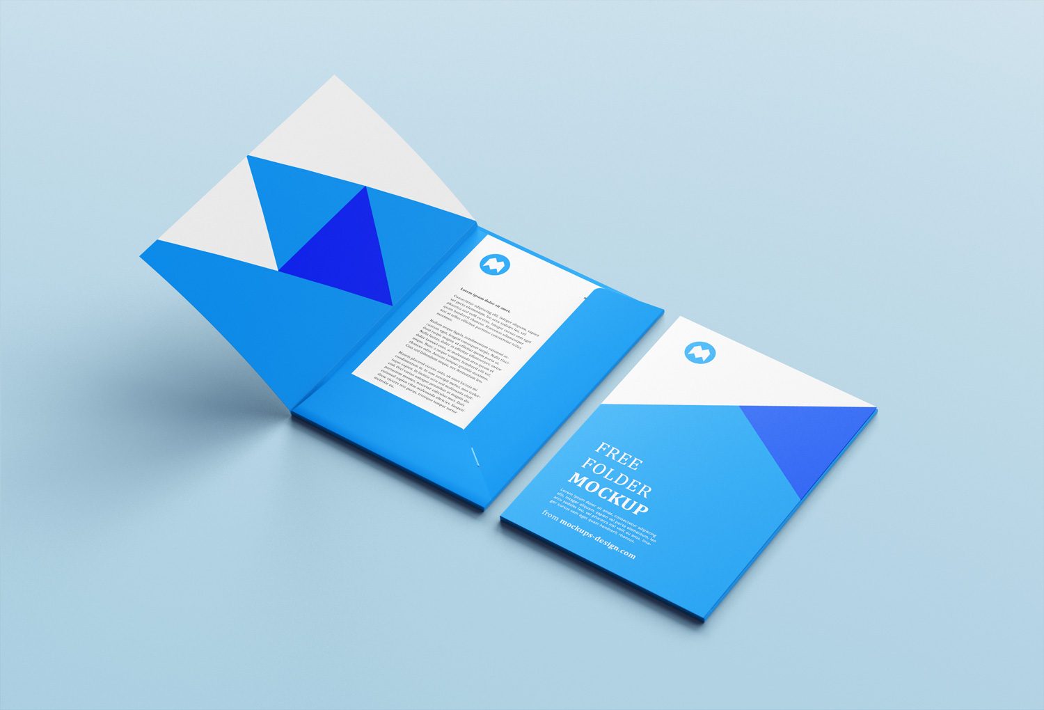 Corporate Folder Mockup PSD