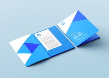 Corporate Folder Mockup PSD