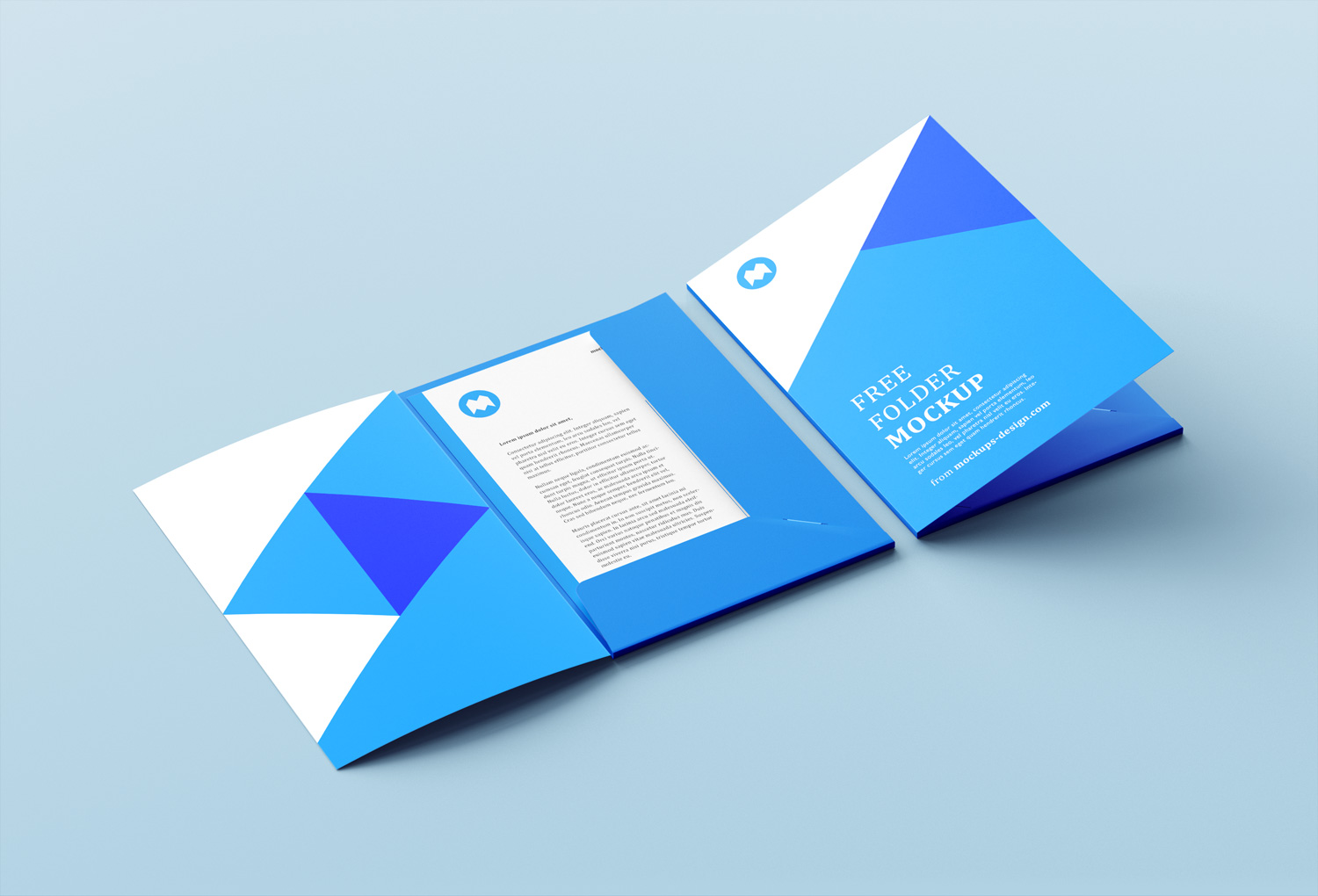 Corporate Folder Mockup PSD