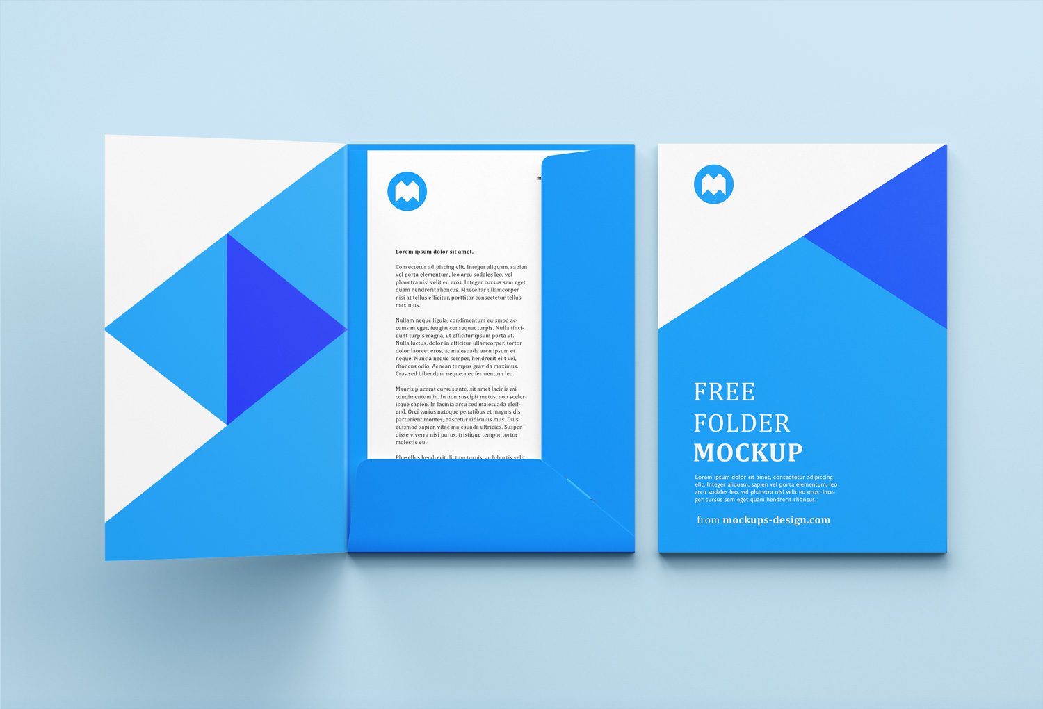 Corporate Folder Mockup PSD