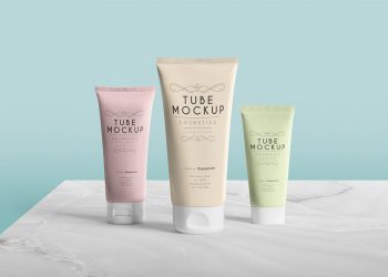 Cream Tube Mockup