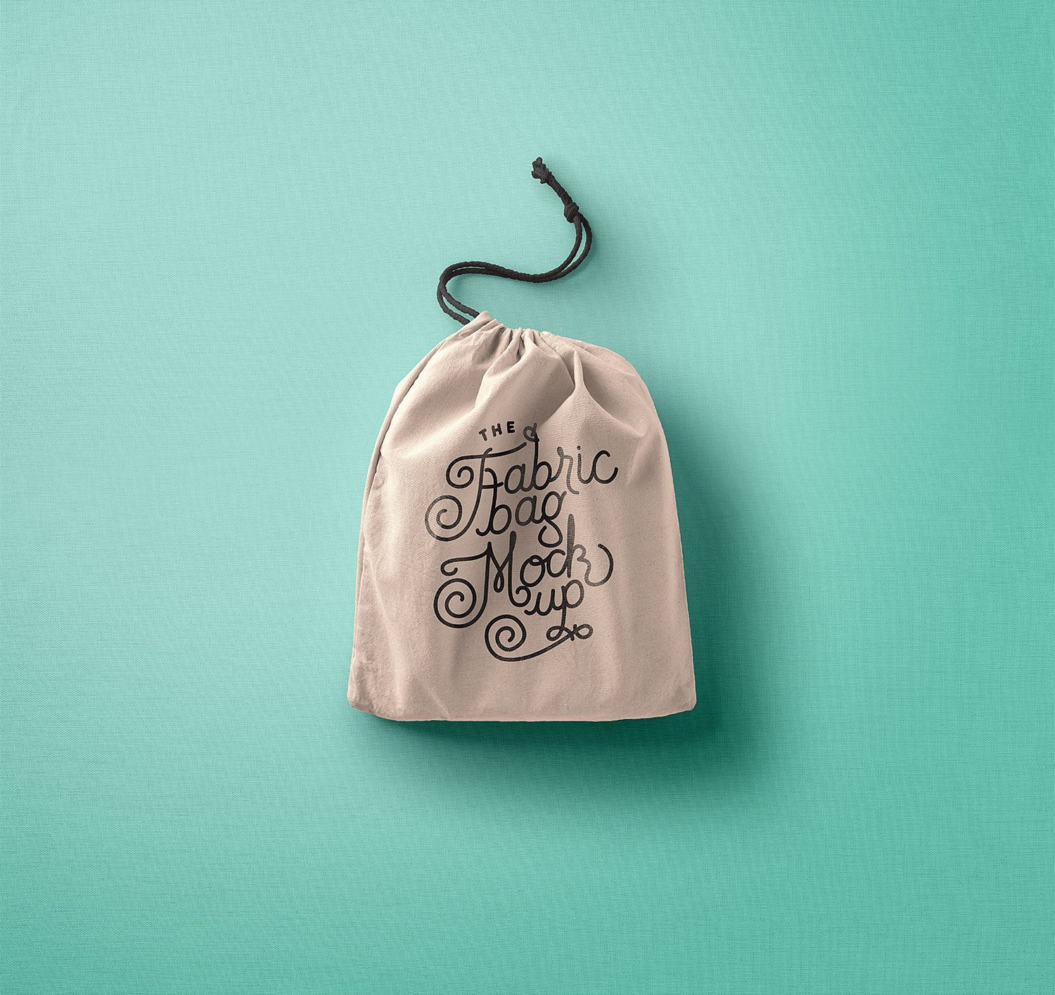 Drawstring Bag Mockup PSD