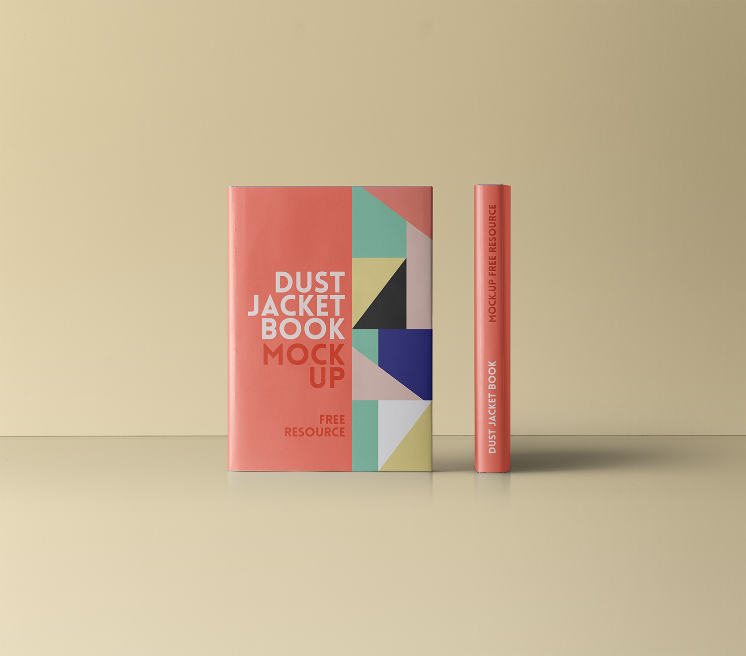 Dust Jacket Book Mockup PSD