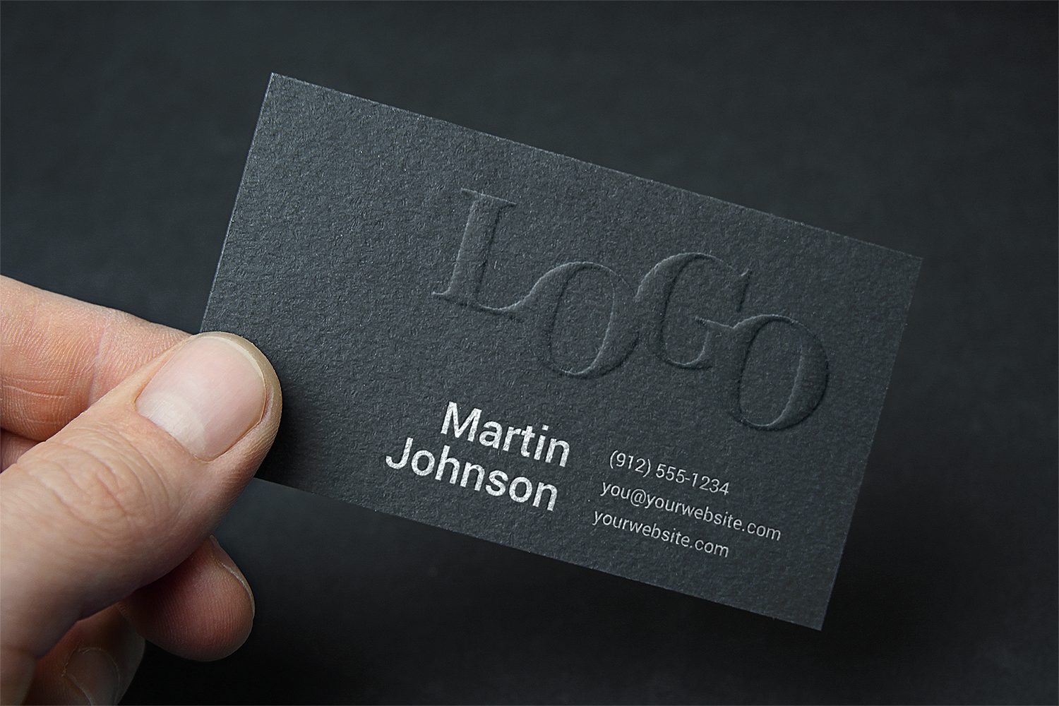 Download Embossed Business Card Psd Mockup Best Free Mockups