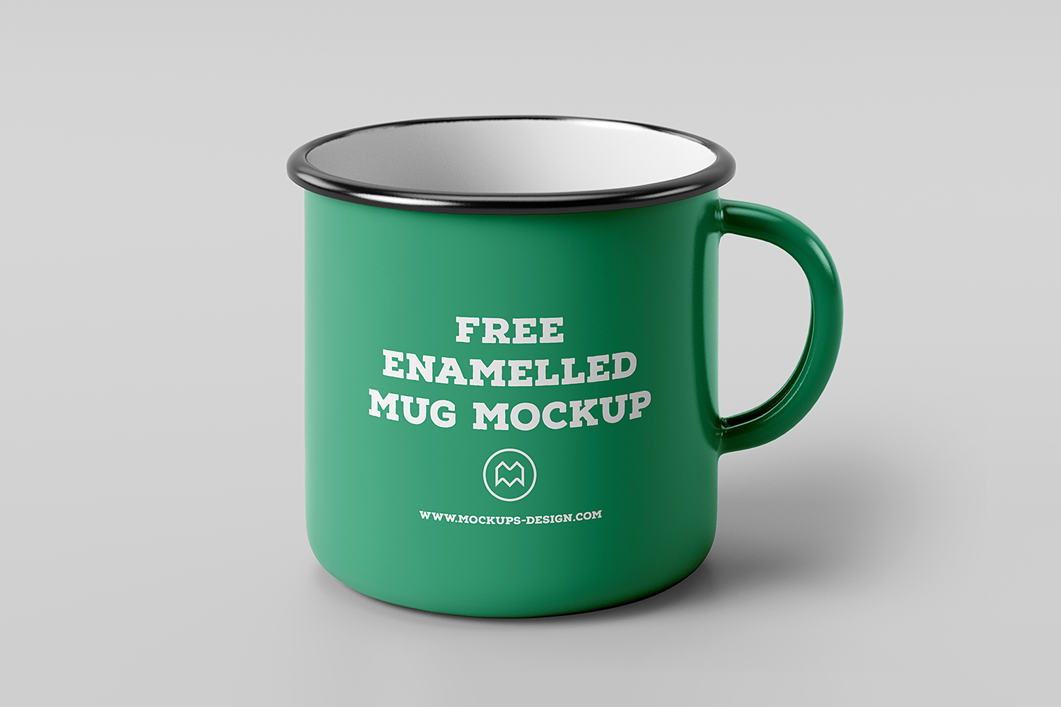 Enamel Mug PSD Mockup