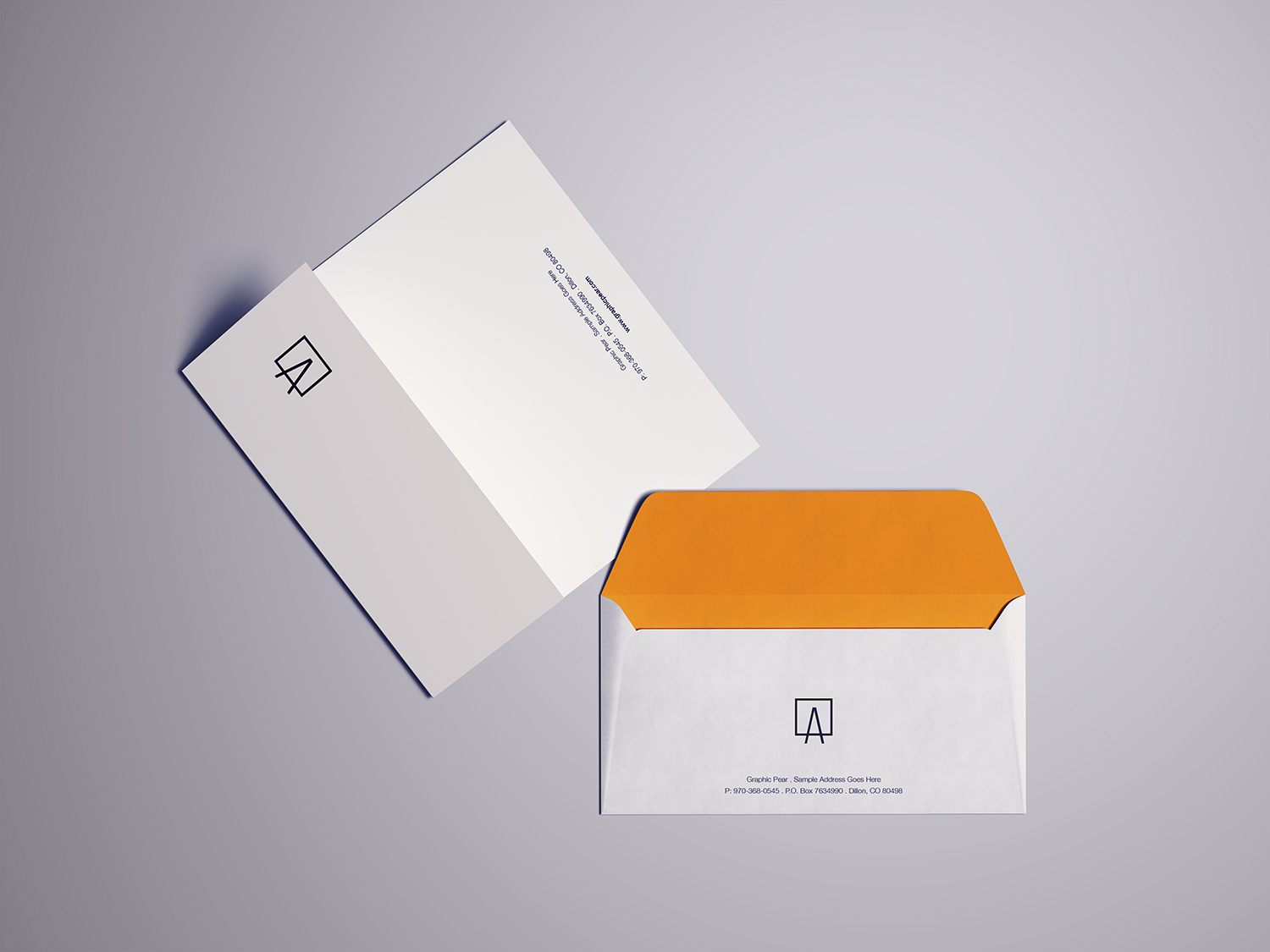 Envelope Letterhead Mockup PSD