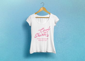 Female T-Shirt Photo Mockup