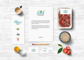 Food Branding Mockup PSD