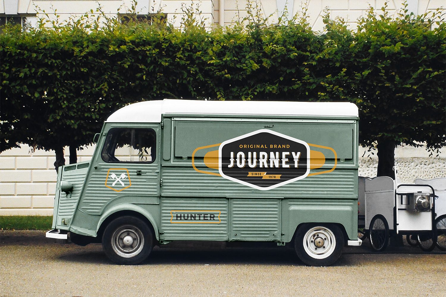 Food Truck Mockup PSD