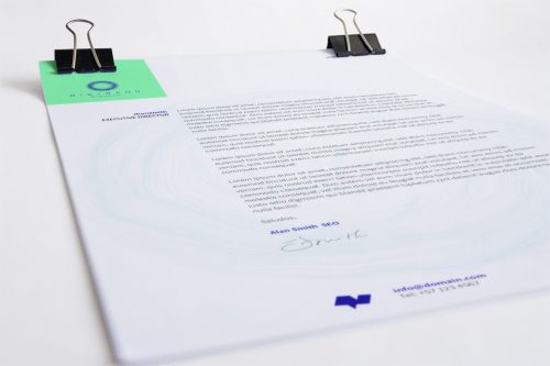 Free A4 Letterhead Mockup