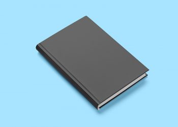 Free Book Hard Cover Mockup PSD