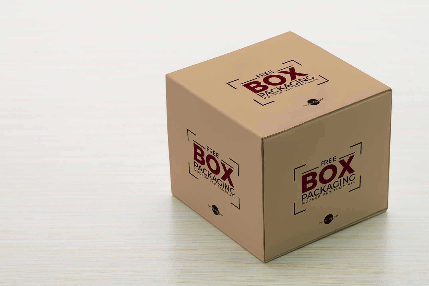 Free Box Packaging Mockup PSD