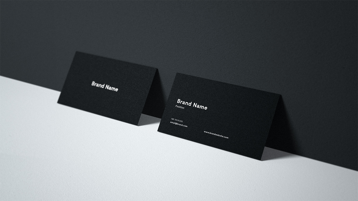 Free Business Card Mockup