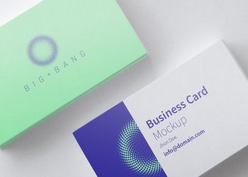 Free Business Card PSD Mockup