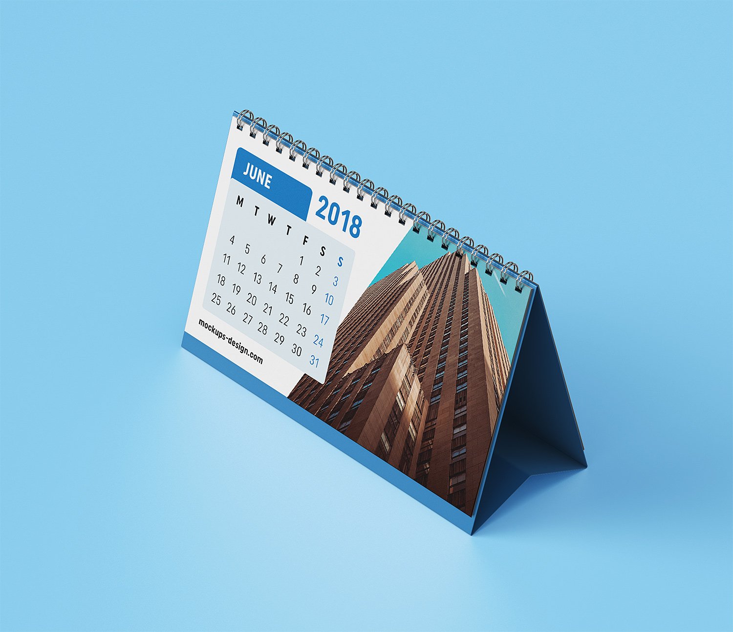 Free Desk Calendar Mockup