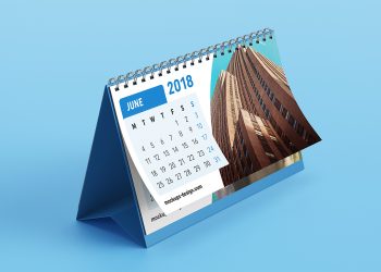 Free Desk Calendar Mockup