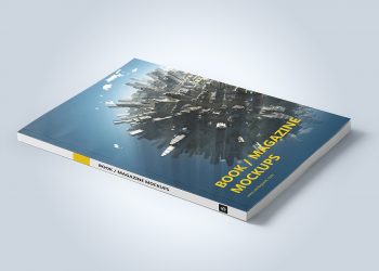 Free Magazine or Book Mockup