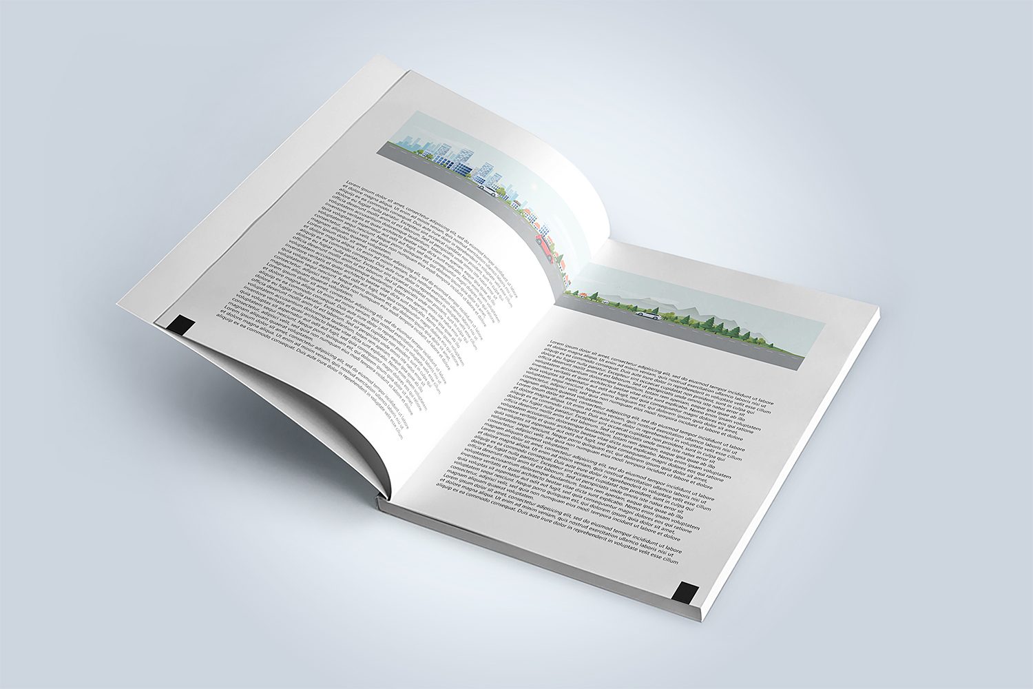 Free Magazine or Book Mockup