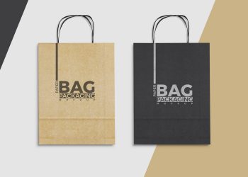 Free Paper Bag Mockup PSD