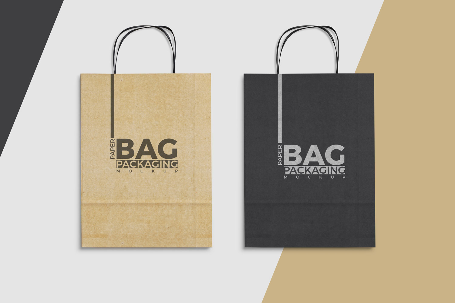 Free Paper Bag Mockup PSD