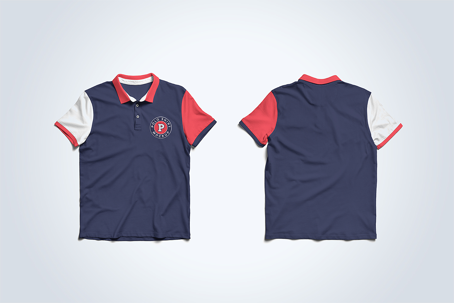 Free Polo Shirt PSD Mockup