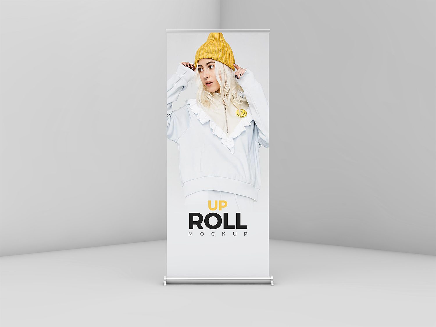 Free Roll-Up Banner Mockup