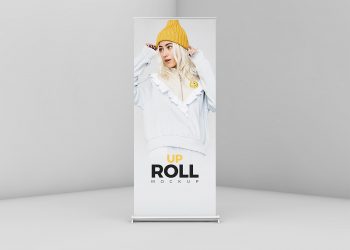 Free Roll-Up Banner Mockup