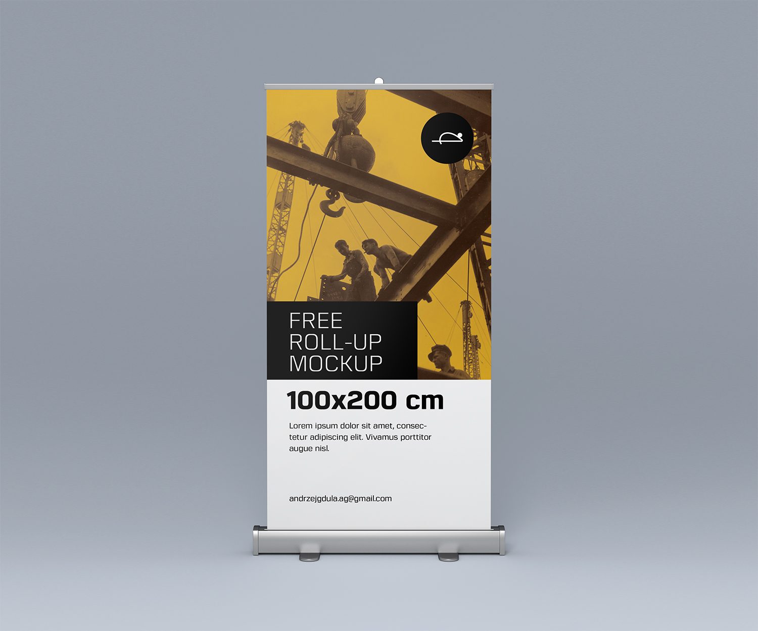 Free Roll Mockup PSD