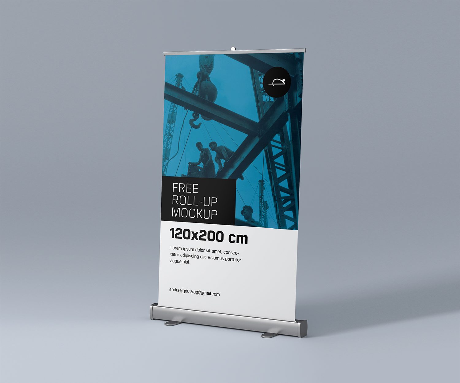 Free Roll Mockup PSD