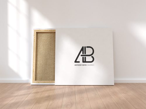 Free Square Canvas Mockup