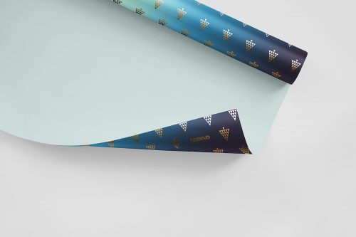 Gift Wrapping Paper Mockup PSD