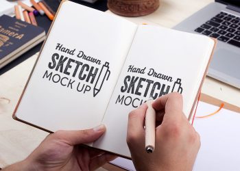 Hand Drawn Sketch Mockup