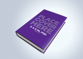 Hardcover Dust Jacket Mockup