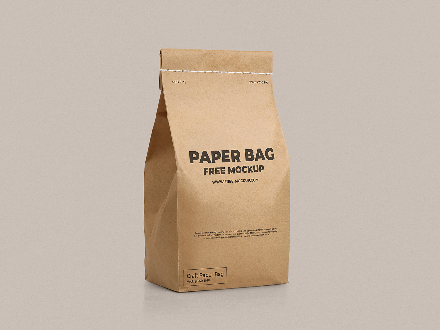 Plain Brown Paper Bags, Capacity: 500gm