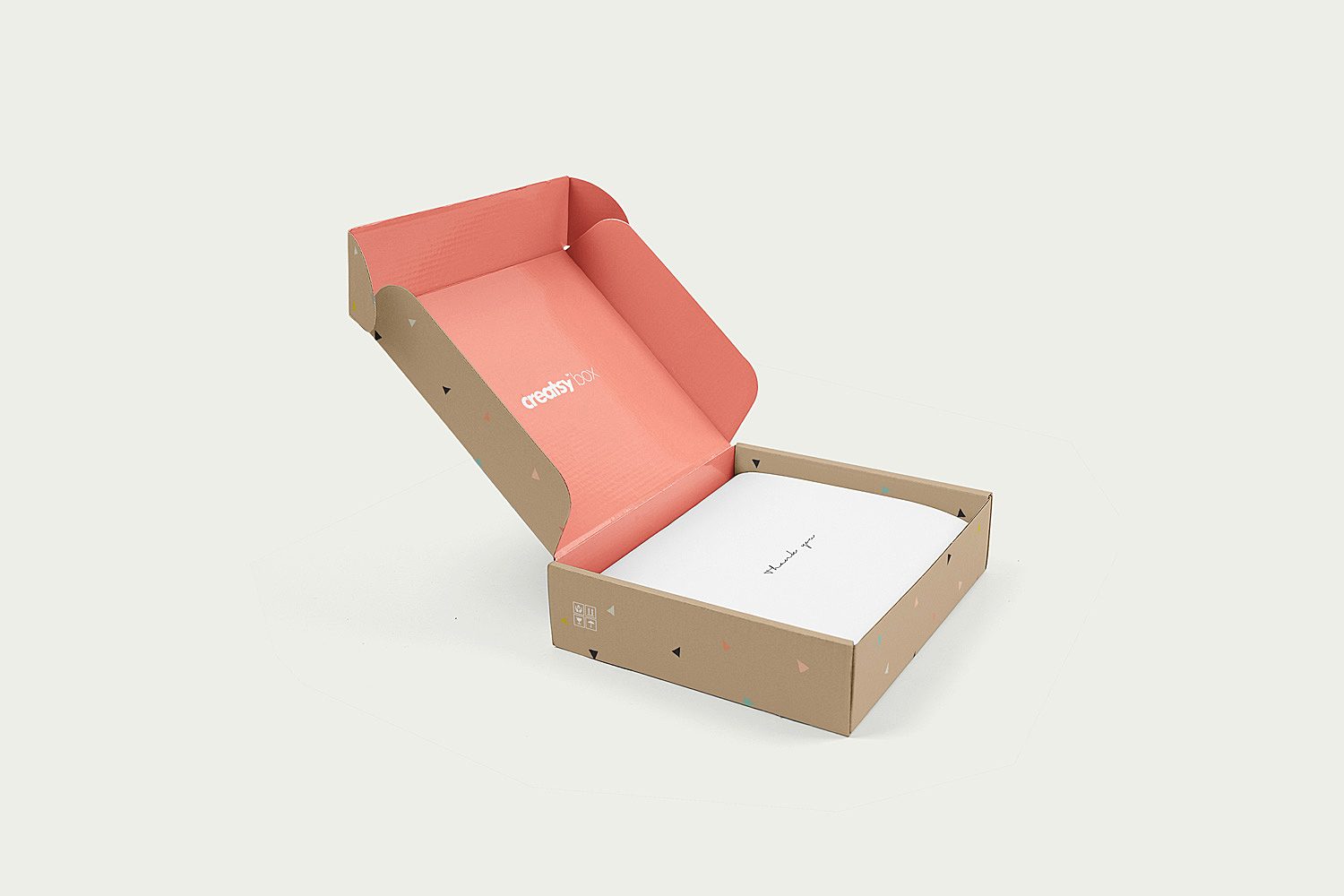 Mailing Box Packaging Mockup