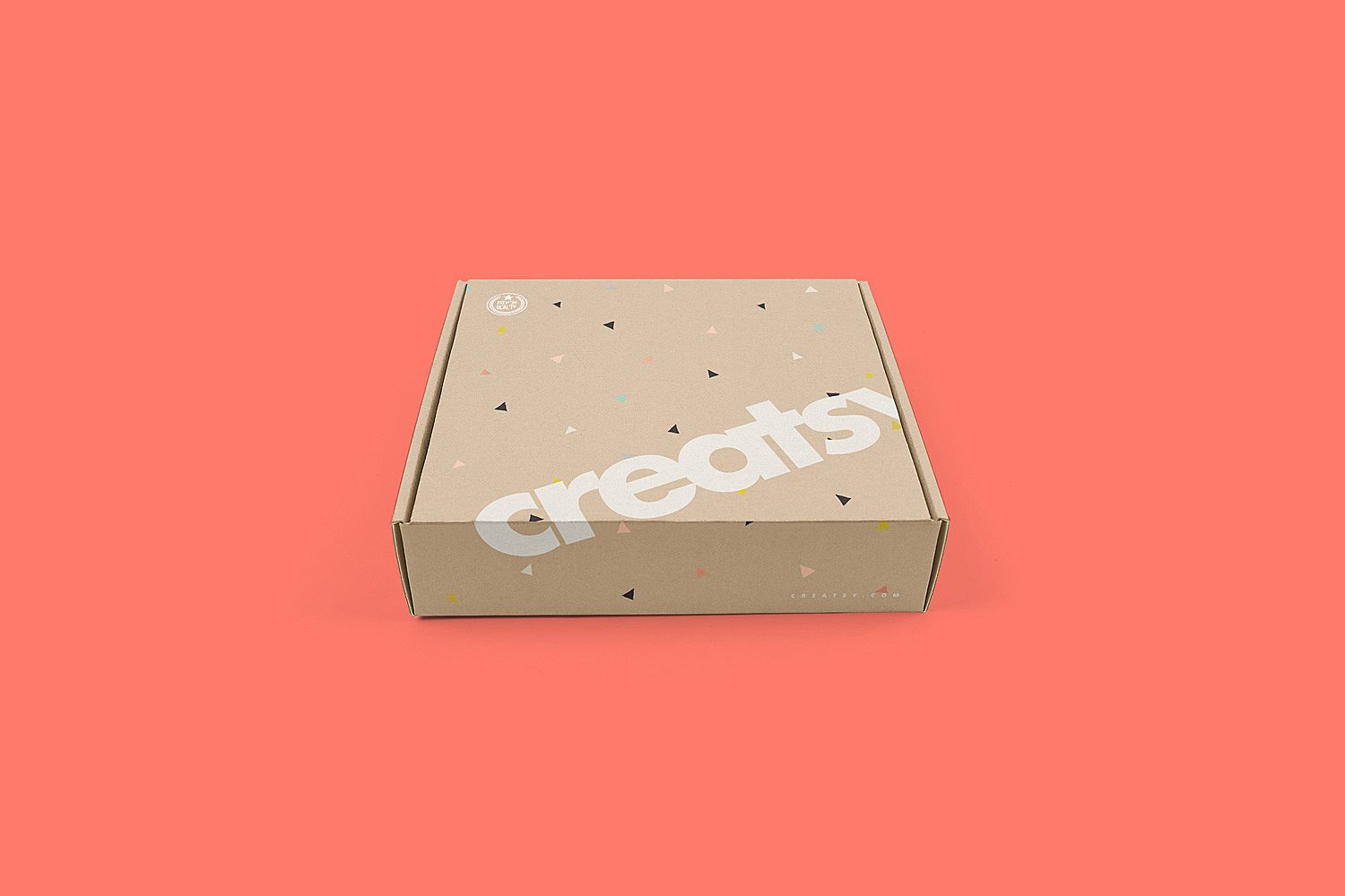 Mailing Box Packaging Mockup